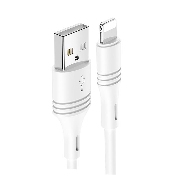 کابل تبدیل USB به لایتنینگ بروفون مدل BX43 طول 1 متر